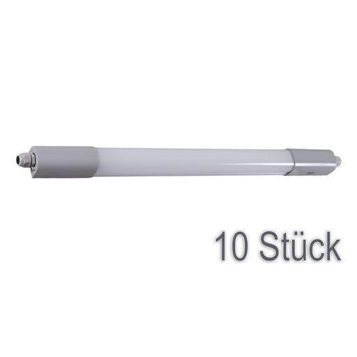 Produktbild LED Deckenleuchte - RZB LED-Feuchtraumleuchte PLANOX ECO 16W-4000K 852x61x50 PC DALI - 10 Stk.