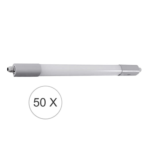 Produktbild LED Deckenleuchte - RZB LED-Feuchtraumleuchte PLANOX ECO 16W-4000K 852x61x50 PC DALI - 50 Stk.