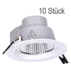 RZB LED-Deckeneinbaustrahler ARELO 6 5W 700lm 840 weiß - 10 Stk