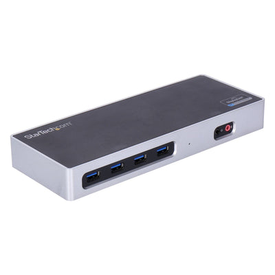 .com Dual-4K-Dockingstation – USB-C und -A  DisplayPort für Zwei Monitore + HDMI