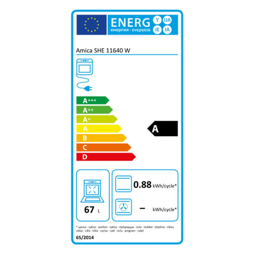 Produktbild Elektro-Standherd - Amica SHE 11640 W Standherd