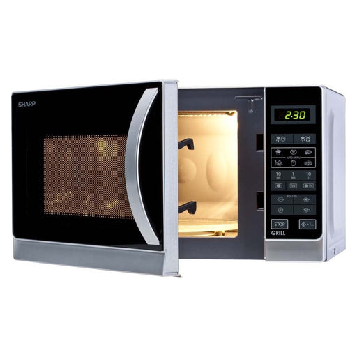 Produktbild Mikrowelle - Sharp R-642 INW Mikrowelle 2in1 - 20 L silber