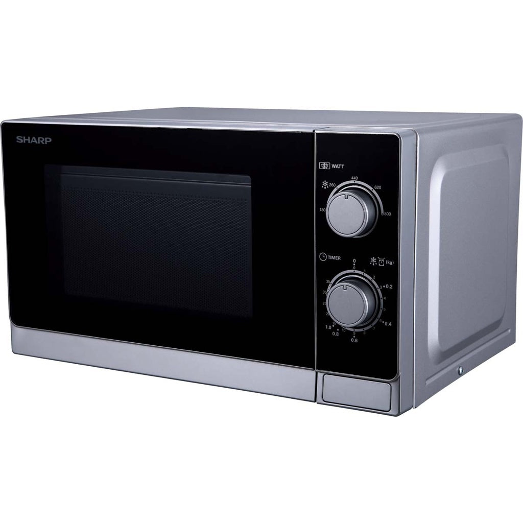 Produktbild Mikrowelle - Sharp R-200INW Mikrowelle 800 Watt 20 Liter - silber