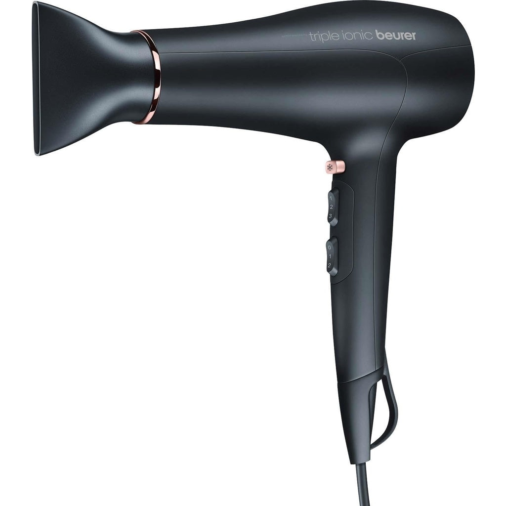 Produktbild Ionic-Haartrockner - Beurer HC 50 Ionen Haartrockner 2200 Watt gegen statisches Aufladen, mit Stylingdüse