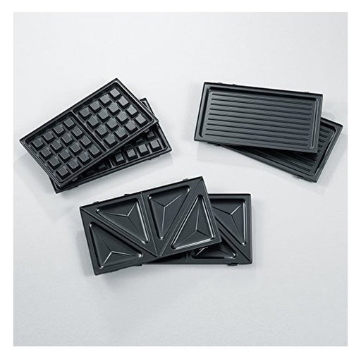 Produktbild Elektrogrill - Severin SA 2968 Sandwich-Toaster 3in1 1000 W Schwarz, Chrom