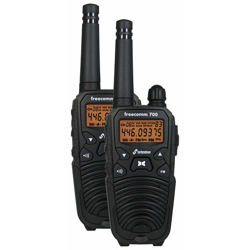 Produktbild Walkie Talkie - Stabo freecomm 700 Set PMR-446 Funkgeräte schwarz