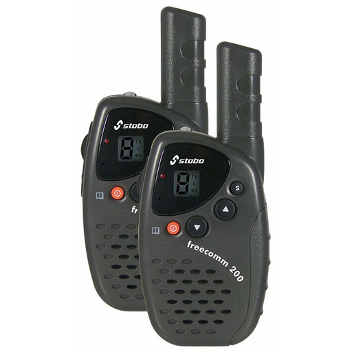 Produktbild Walkie Talkie - Stabo freecomm 200 Set PMR-446 Funkgerät schwarz