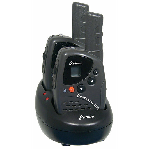 Produktbild Walkie Talkie - Stabo freecomm 200 Set PMR-446 Funkgerät schwarz