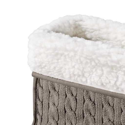 Produktbild Heizdecke - Beurer FWM 45 Fußwärmer mit Massagefunktion im Stricklook Taupe
