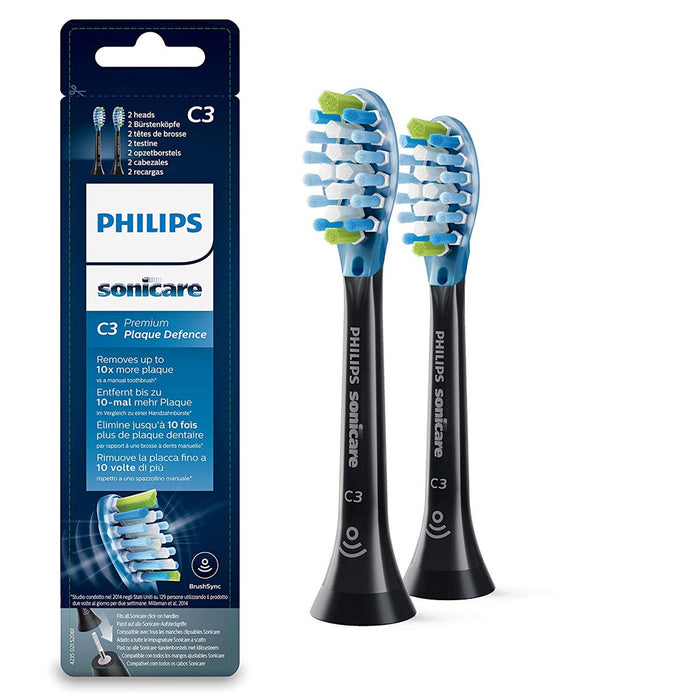 Philips HX9042/33 Ersatzbürsten Sonicare C3 schwarz