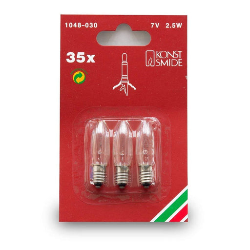 Produktbild Spezialleuchtmittel - Konstsmide Ersatzbirne, 3er-Blister,7V, 2.5W, klar E10