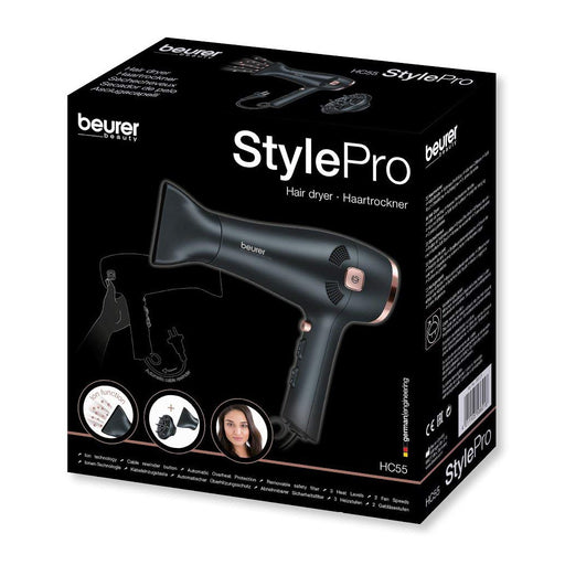 Produktbild Haartrockner - Beurer HC 55 Haartrockner schwarz/rosegold