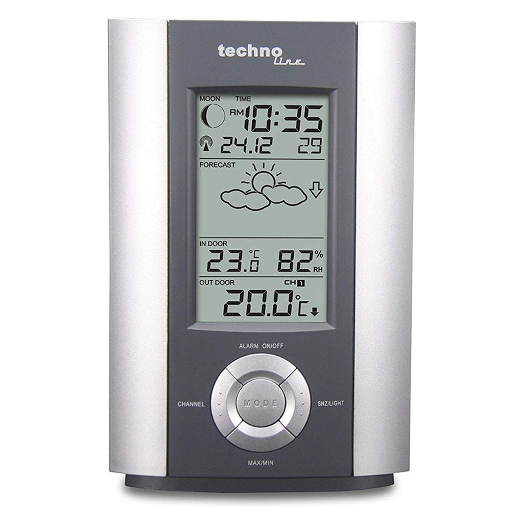 Produktbild Wetterstation - Technoline WS 6710 Wetterstation grau
