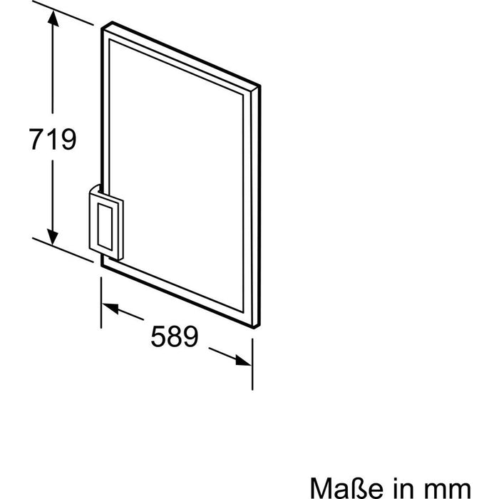 Siemens KF10ZAX0 Türfront Kühlschrank