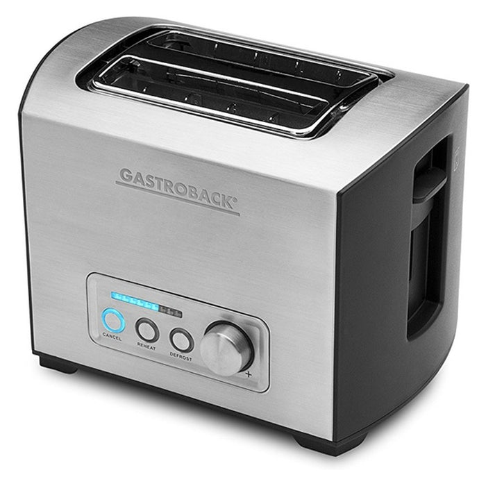 Gastroback Design Pro 2S 9 2-Scheiben Toaster 950 W Edelstahl / Schwarz