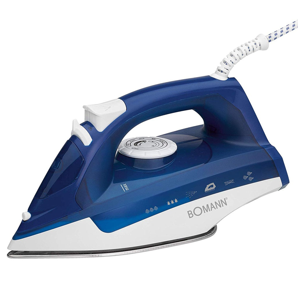 Produktbild Dampfbügeleisen - Bomann DB 6004 CB Dampfbügeleisen blau/weiß
