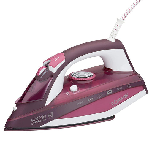 Produktbild Dampfbügeleisen - Bomann DB 6005 CB Dampfbügeleisen rot/weiß