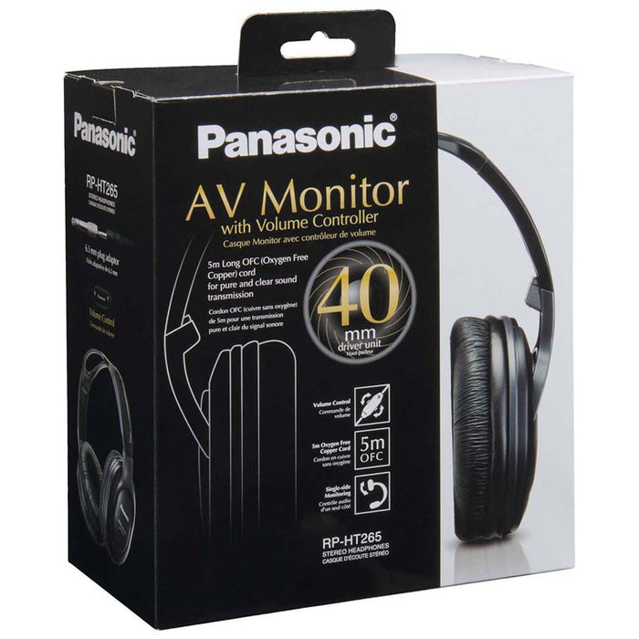 Panasonic RP-HT 265 E-K Kopfhörer schwarz