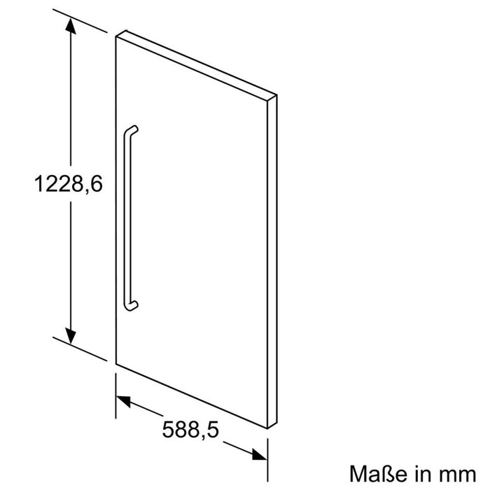 Siemens KF40ZSX0 Frontverkleidung f. Kühlschrank