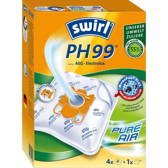 Swirl PH 99 MicroPor Plus Staubsaugerbeutel