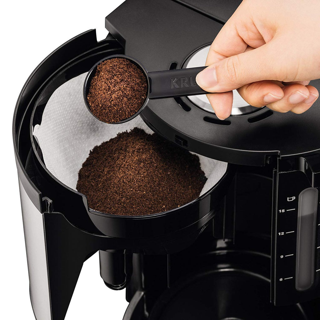 Produktbild Filterkaffeemaschine - Krups KM321 ProAroma Plus Kaffeemaschine schwarz/edelstahl