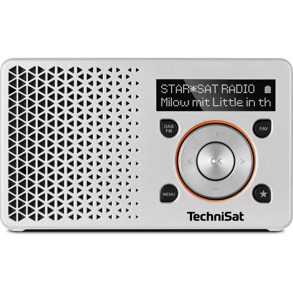 Produktbild Digitalradio (DAB+) - Technisat DIGITRADIO 1 portable Silber / Orange