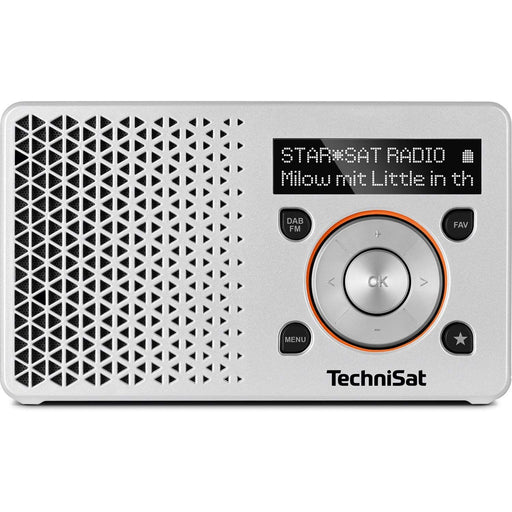 Produktbild Digitalradio (DAB+) - Technisat DIGITRADIO 1 portable weiß/orange