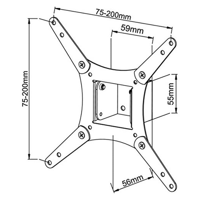 Vivanco 37973 BTI 6020 TV-Wandhalterung