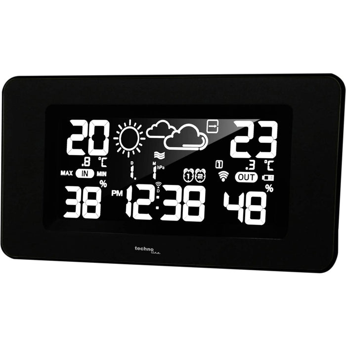 Technoline WS 6445 dig. Wetterstation schwarz