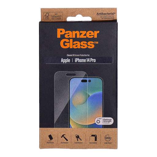 Produktbild Displayschutzglas - PanzerGlass für iPhone 14 Pro Classic Fit