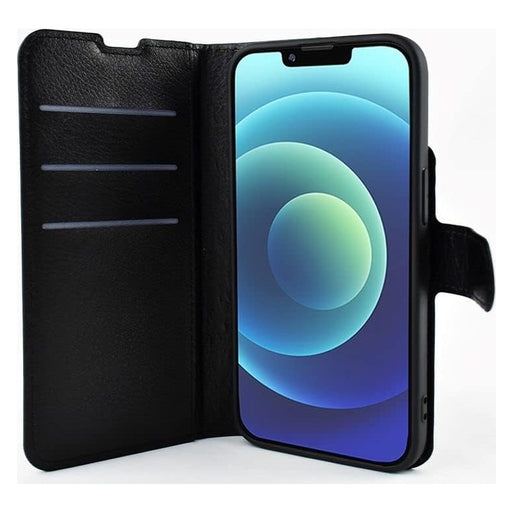 Produktbild Smartphone-Hülle - JT Berlin Bookcase Schöneberg Kunstleder schwarz für Apple iPhone 14