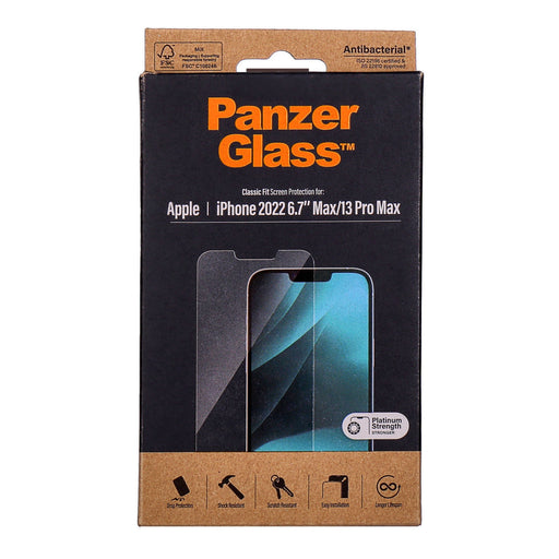 Produktbild Displayschutzglas - PanzerGlass Displayschutz iPhone 13 Pro Max Classic Fit