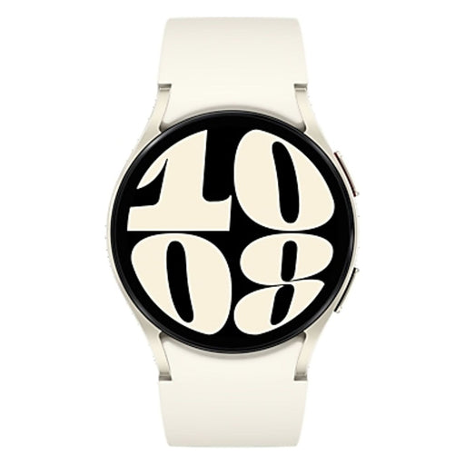 Produktbild Smartwatch - Samsung Galaxy Watch6 40mm 4G Gold Aluminiumgehäuse mit Silikonarmband Beige