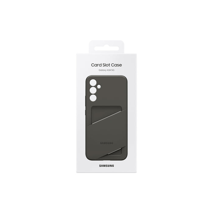 Samsung Galaxy A34 Card Slot Case schwarz