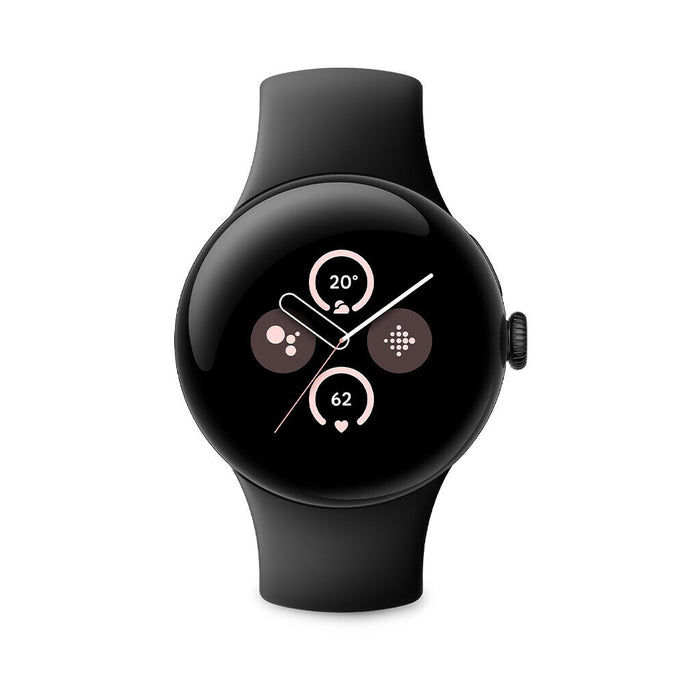 Google Pixel Watch 2 LTE Smartwatch charcoal mit Sportarmband