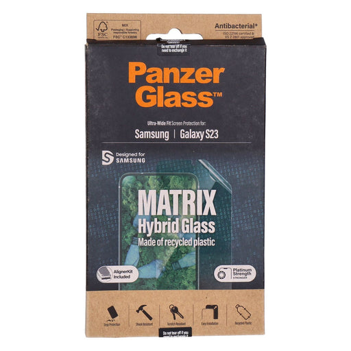 Produktbild Displayschutzfolie - PanzerGlass Samsung Galaxy S23 Ultra Wide Fit