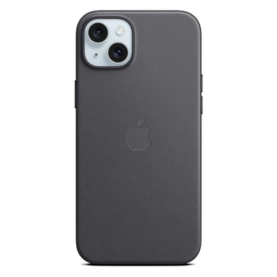 Feingewebe Case mit MagSafe für iPhone 15 Plus Schwarz