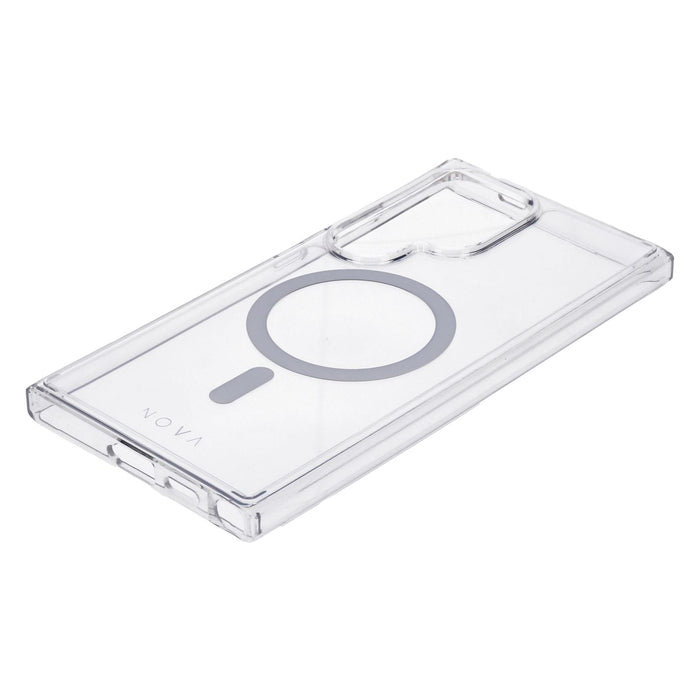 NOVA Crystal Mag Case Galaxy S24 Ultra transparent Magsafe kompatibel