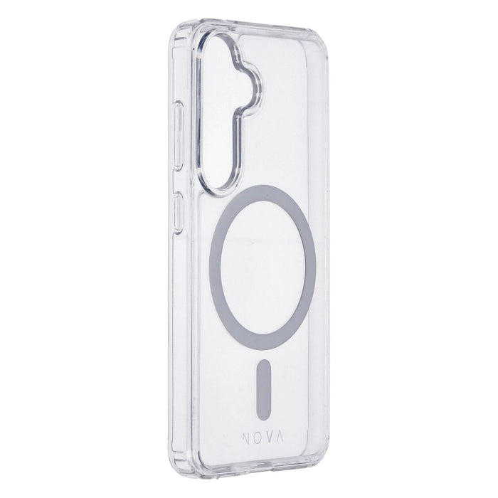 NOVA Crystal Mag Case Galaxy S24 transparent Magsafe kompatibel