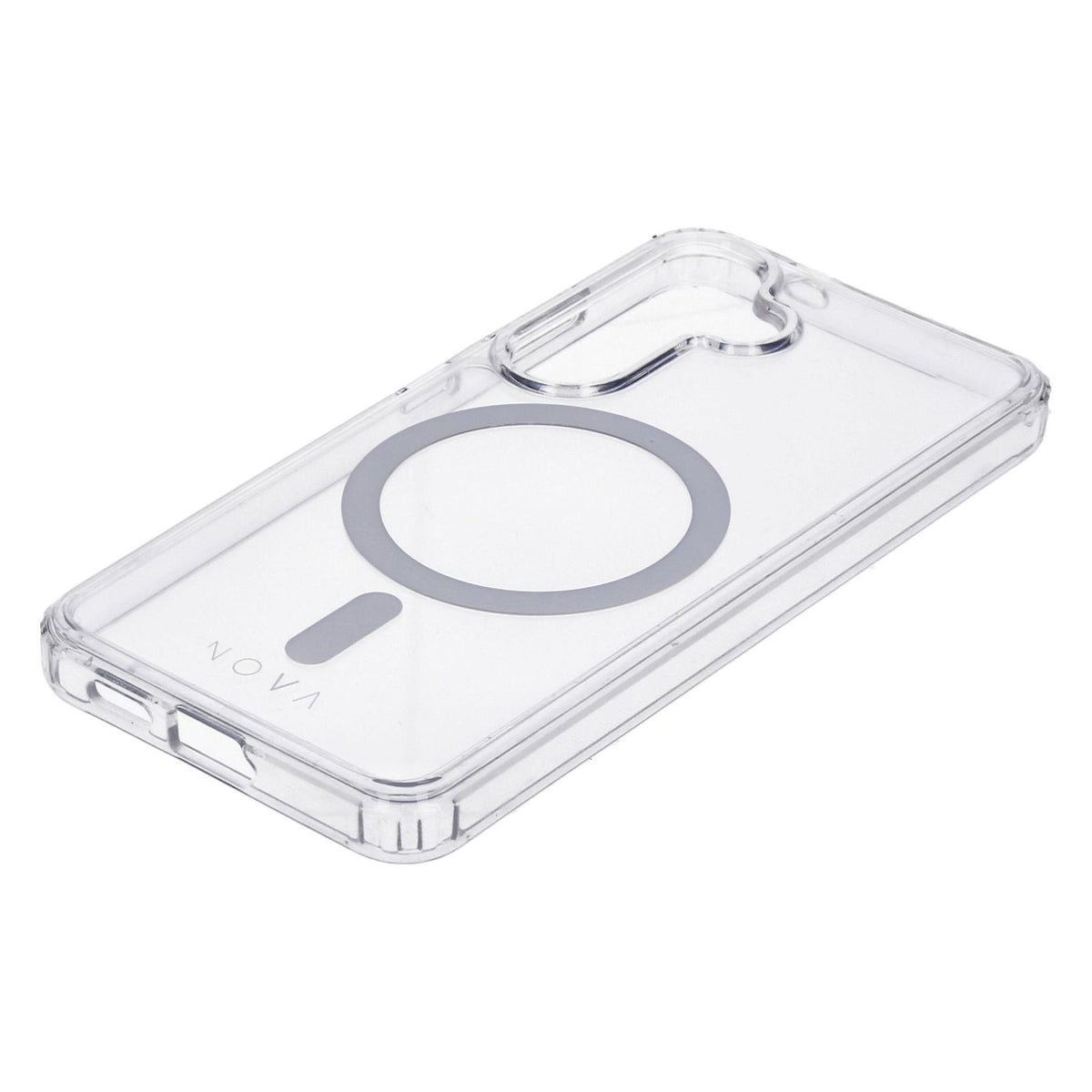 Produktbild Smartphone-Hülle - NOVA Crystal Mag Case Galaxy S24 transparent Magsafe kompatibel