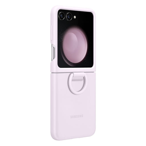 Produktbild Smartphone-Hülle - Samsung Galaxy Z Flip5 Silikon Cover Ring lavendel