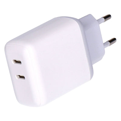 40W Dual USB-C Ladegerät Type C Port weiß