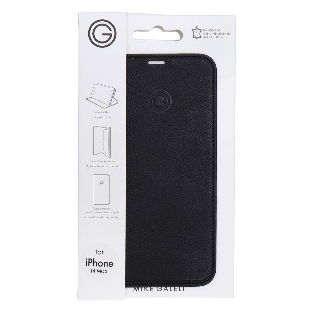 Produktbild Smartphone-Hülle - MiKE GALELi Book Case MARC in Schwarz für Apple iPhone 14 Plus