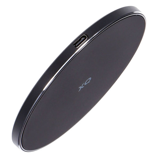 Produktbild Wireless Charger - Xqisit Fast Wireless Charger Pad 15W USB-C Port schwarz