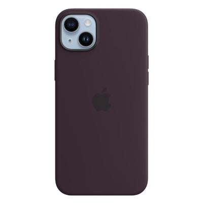 Silikon Case mit MagSafe für iPhone 14 Plus Holunder