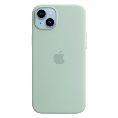 Silikon Case mit MagSafe für iPhone 14 Plus Agavengrün