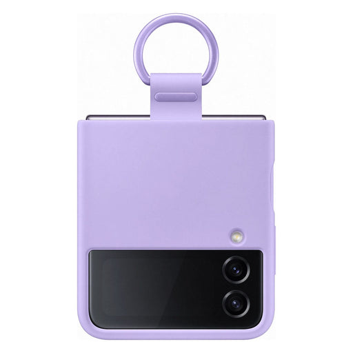 Produktbild Smartphone-Hülle - Samsung Silicone Cover with Ring (Galaxy Z Flip 4) Bora Purple