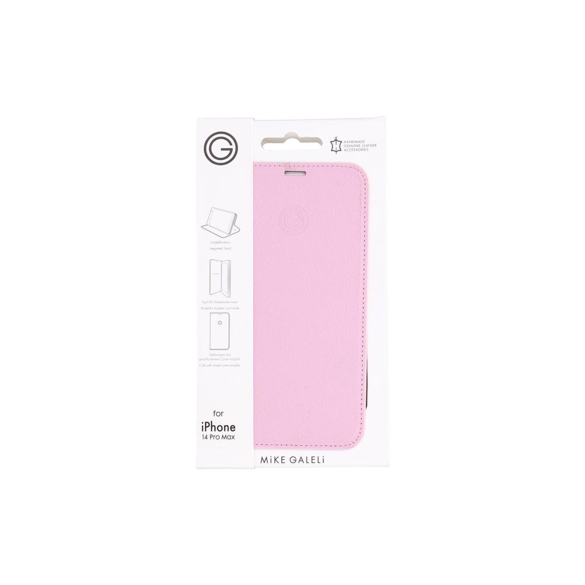 Produktbild Smartphone-Hülle - Mike Galeli Book Case Marc iPhone 14 Pro Max rose Leder