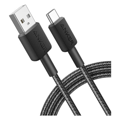 322 USB-A auf USB-C Kabel 1,8m schwarz