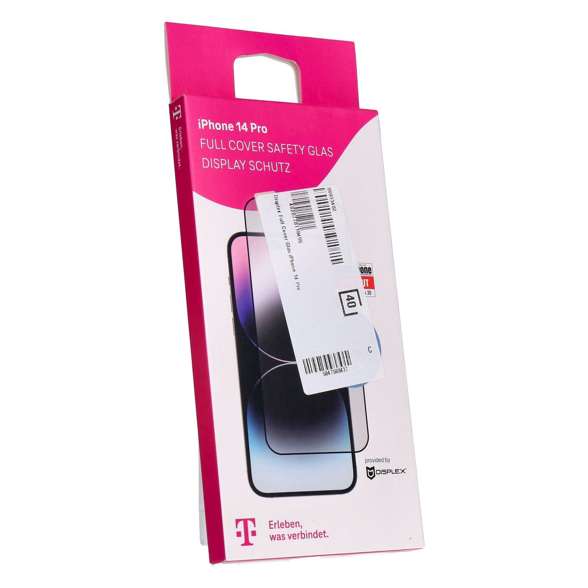 Produktbild Displayschutzglas - Displex iPhone 14 Pro Full Cover Safety Glas Displayschutz